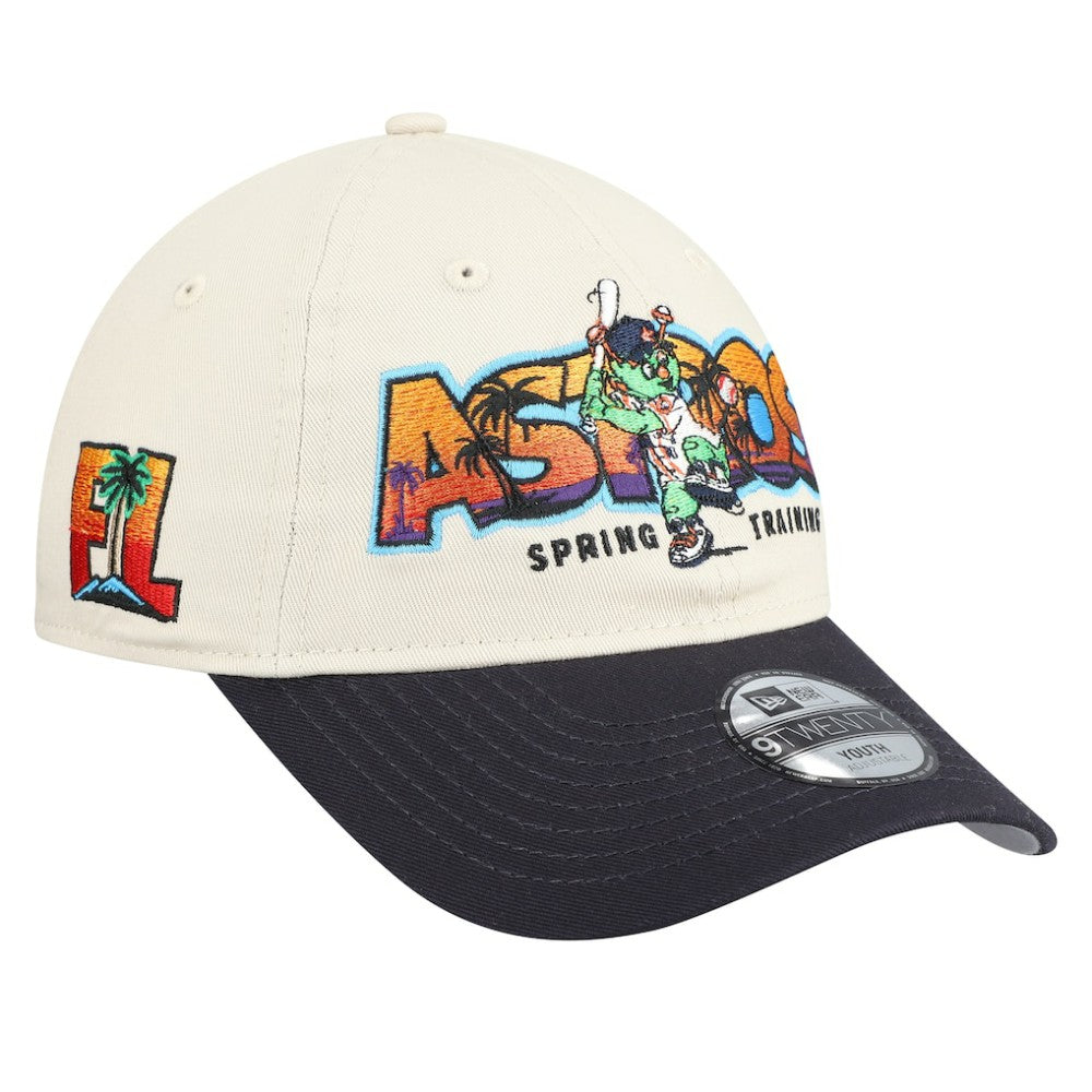 Houston Astros New Era Youth 2026 Spring Training Fan Pack Batter 9TWENTY Adjustable Hat - MLB Hats