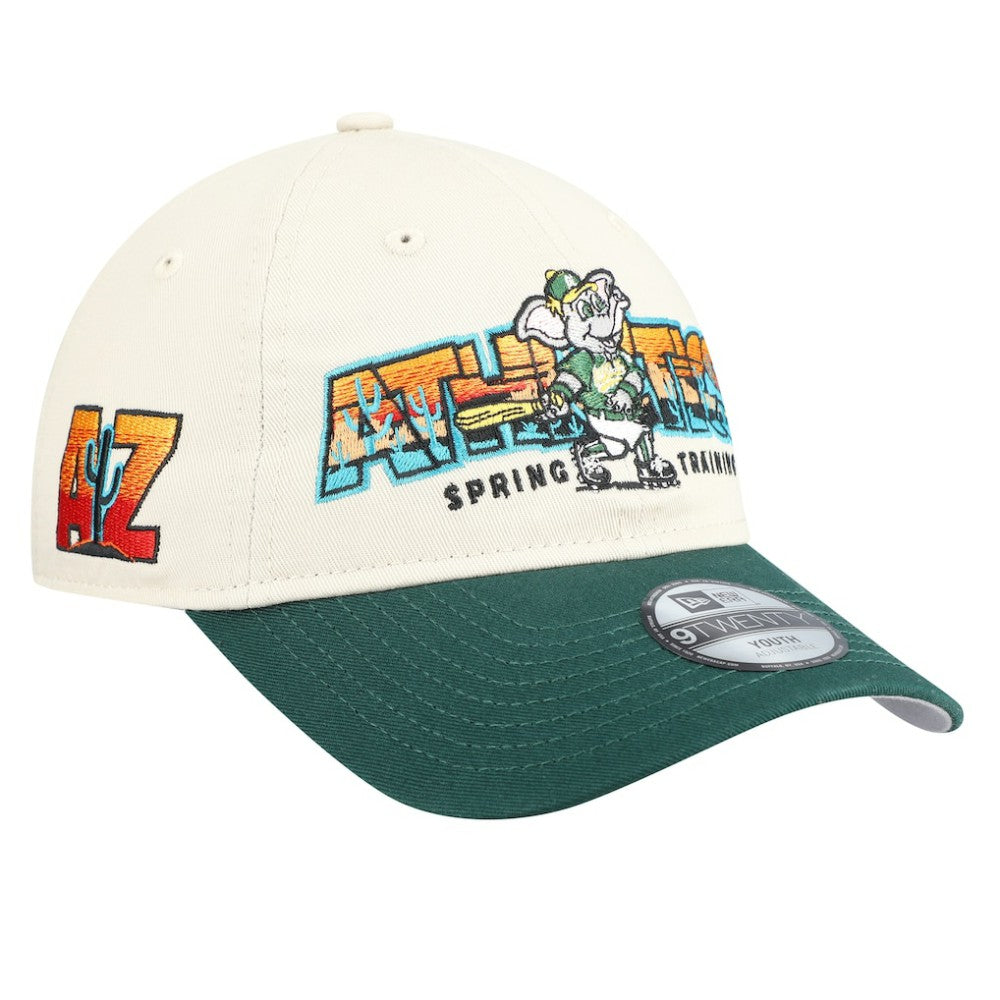 Athletics New Era Youth 2026 Spring Training Fan Pack Batter 9TWENTY Adjustable Hat - MLB Hats