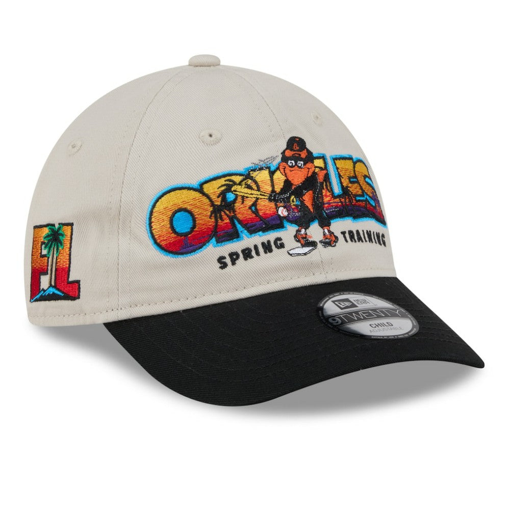 Baltimore Orioles New Era Youth 2026 Spring Training Fan Pack Batter 9TWENTY Adjustable Hat - MLB Hats