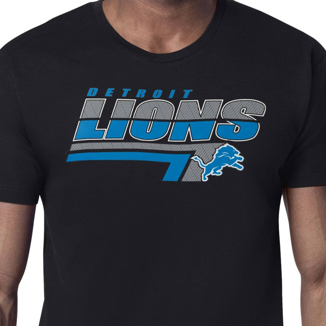 Detroit Lions Starter Logo Push Graphic T-Shirt | NFL Discount