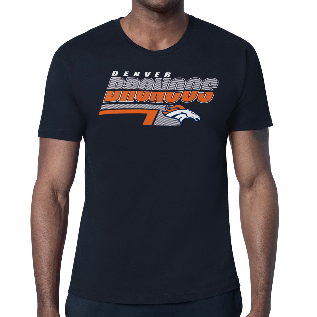 Denver Broncos Starter Logo Push Graphic T-Shirt | NFL Outlet