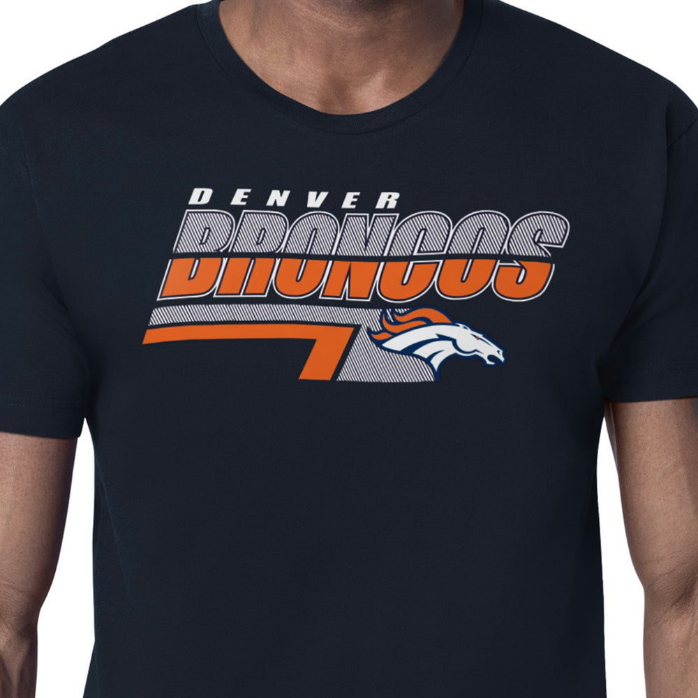 Denver Broncos Starter Logo Push Graphic T-Shirt | NFL Outlet