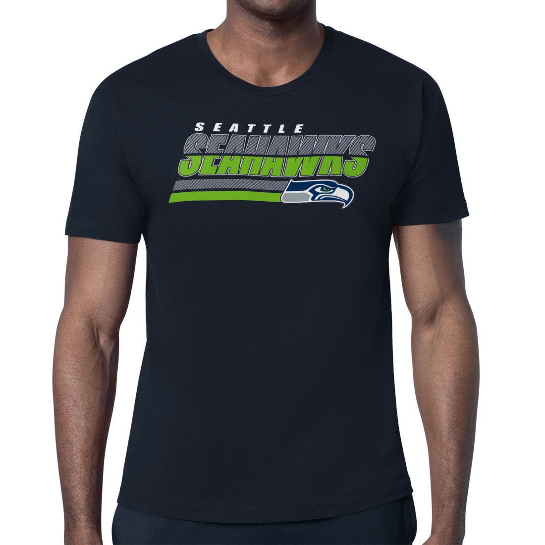 Seattle Seahawks Starter Logo Push Graphic T-Shirt | NFL US