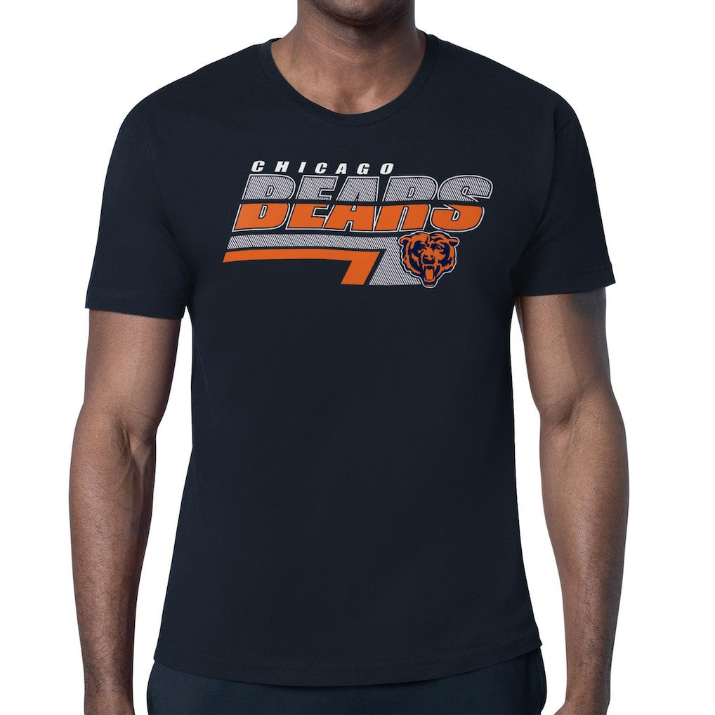 Chicago Bears Starter Logo Push Graphic T-Shirt | NFL New