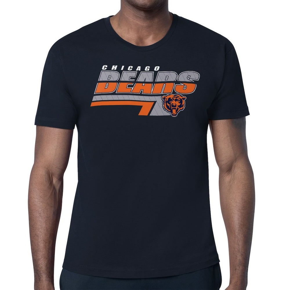 Chicago Bears Starter Logo Push Graphic T-Shirt | NFL New