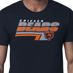Chicago Bears Starter Logo Push Graphic T-Shirt | NFL New