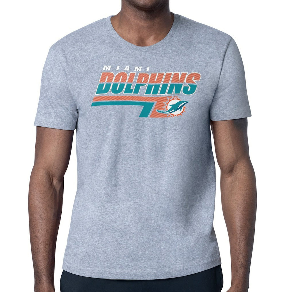 Miami Dolphins Starter Logo Push Graphic T-Shirt | NFL Sale