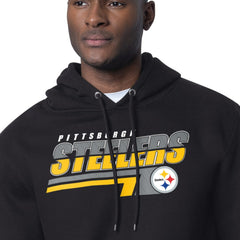 Pittsburgh Steelers Starter Logo Push Graphic Hoodie | NFL Hot