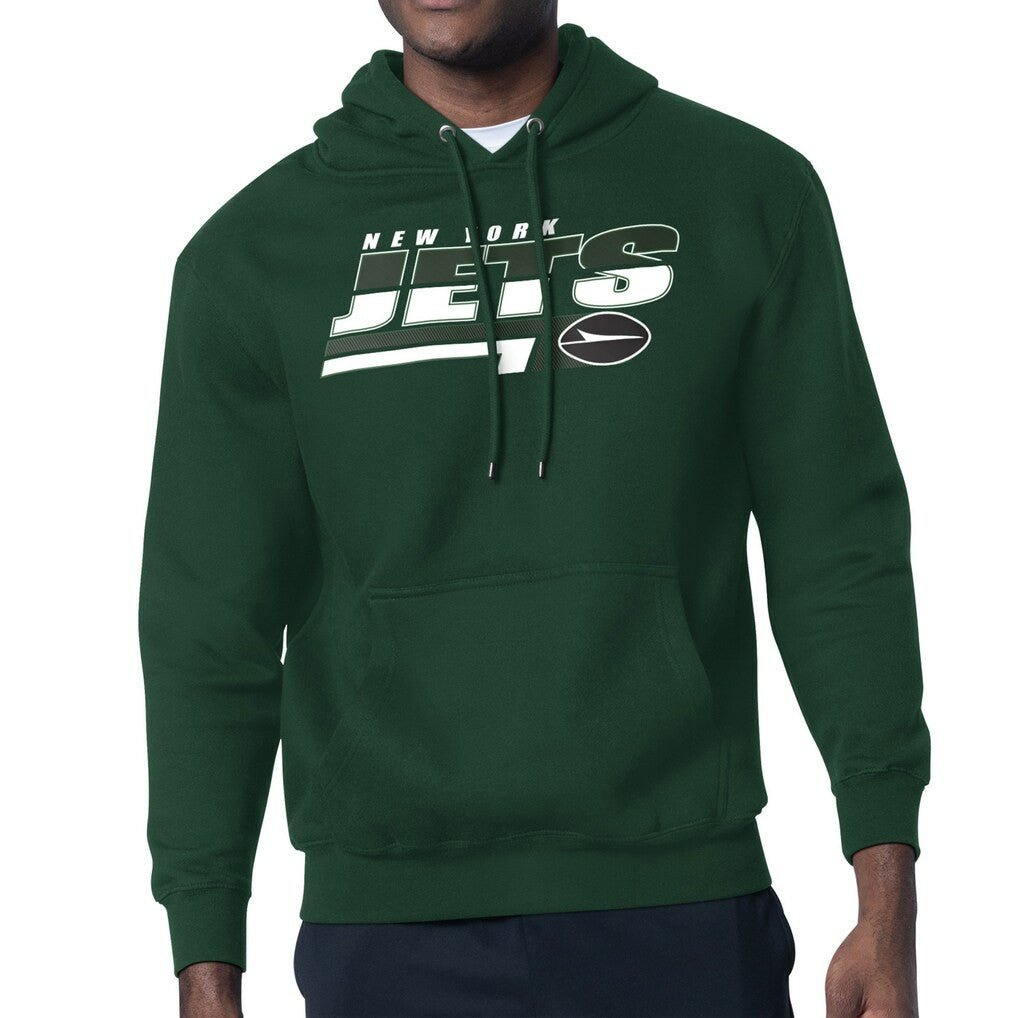 New York Jets Starter Logo Push Graphic Hoodie | NFL Outlet