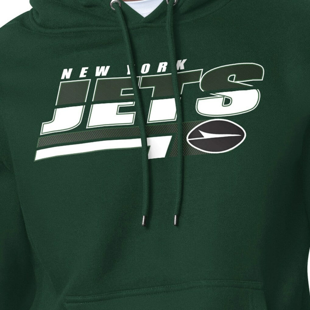 New York Jets Starter Logo Push Graphic Hoodie | NFL Outlet