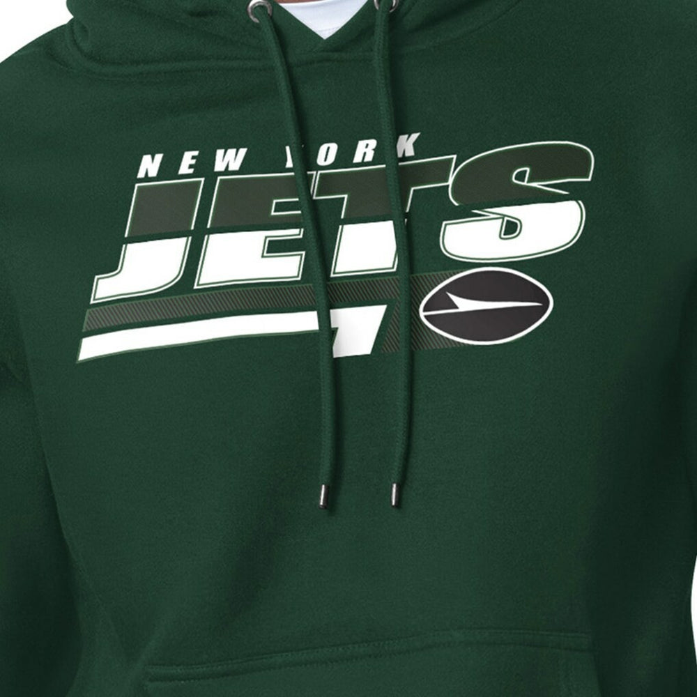 New York Jets Starter Logo Push Graphic Hoodie | NFL Outlet