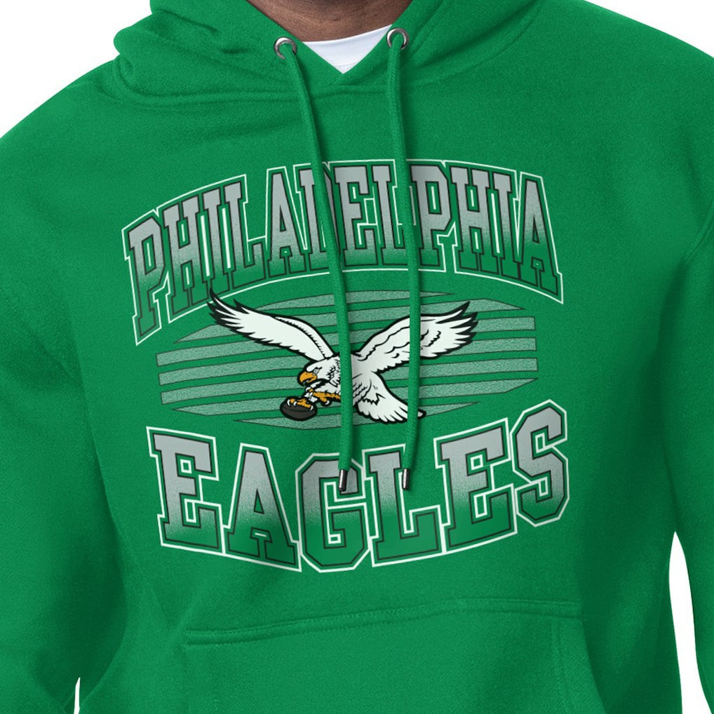 Philadelphia Eagles Starter Team Grit Graphic Hoodie | NFL Outlet