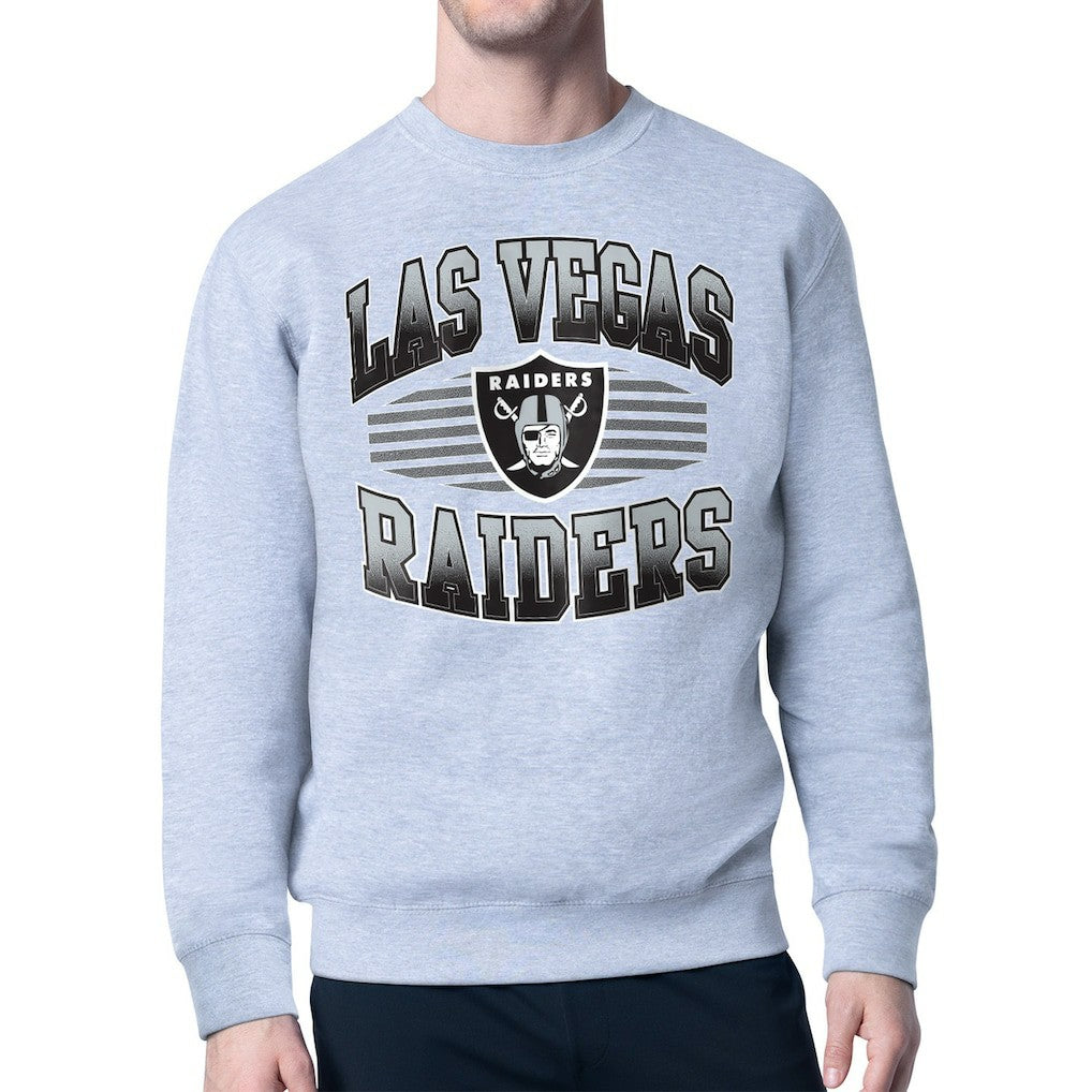 Las Vegas Raiders Starter Team Grit Graphic Fleece Pullover Sweatshirt | NFL Near me