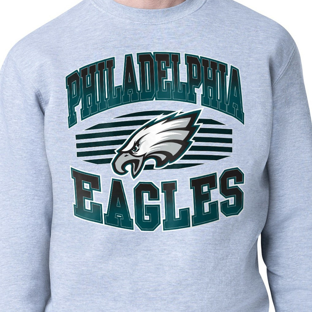 Philadelphia Eagles Starter Team Grit Graphic Fleece Pullover Sweatshirt | NFL Discount