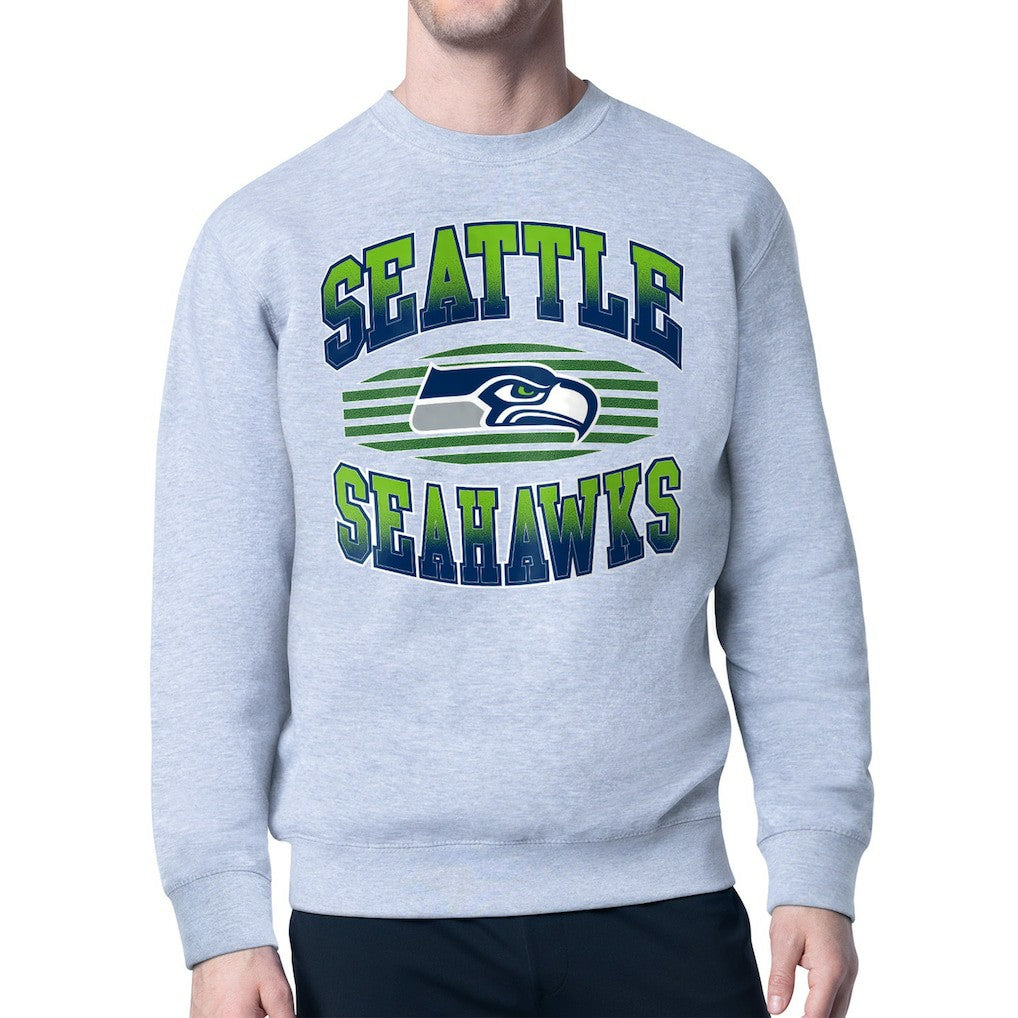 Seattle Seahawks Starter Team Grit Graphic Fleece Pullover Sweatshirt | NFL Near me