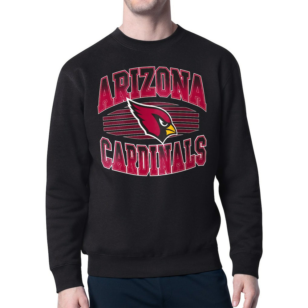Arizona Cardinals Starter Team Grit Graphic Fleece Pullover Sweatshirt | NFL Outlet