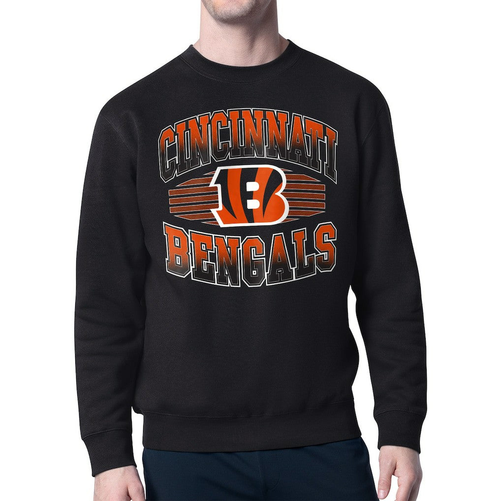 Cincinnati Bengals Starter Team Grit Graphic Fleece Pullover Sweatshirt | NFL Discount