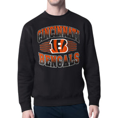 Cincinnati Bengals Starter Team Grit Graphic Fleece Pullover Sweatshirt | NFL Discount