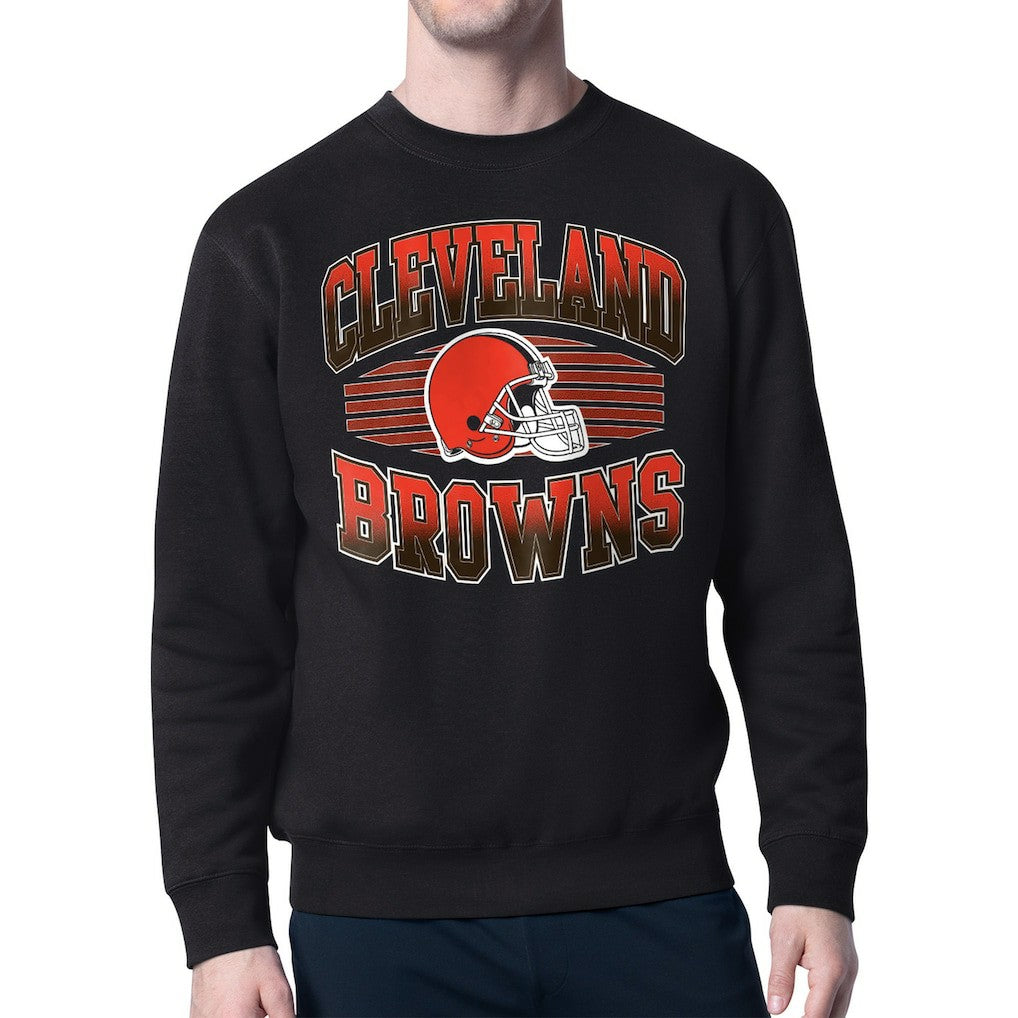 Cleveland Browns Starter Team Grit Graphic Fleece Pullover Sweatshirt | NFL Outlet
