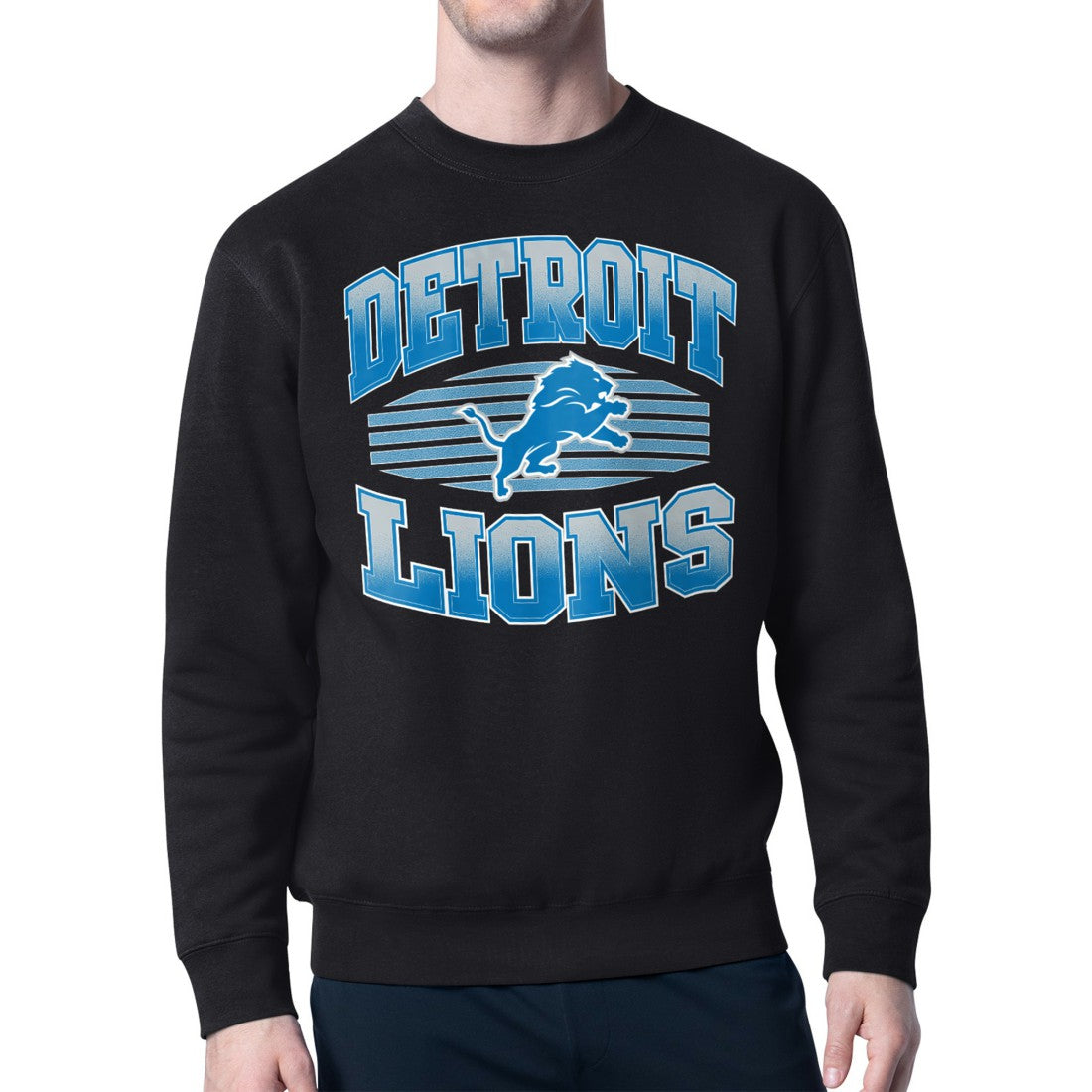 Detroit Lions Starter Team Grit Graphic Fleece Pullover Sweatshirt | NFL New
