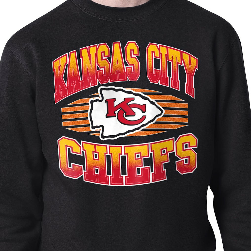Kansas City Chiefs Starter Team Grit Graphic Fleece Pullover Sweatshirt | NFL Hot