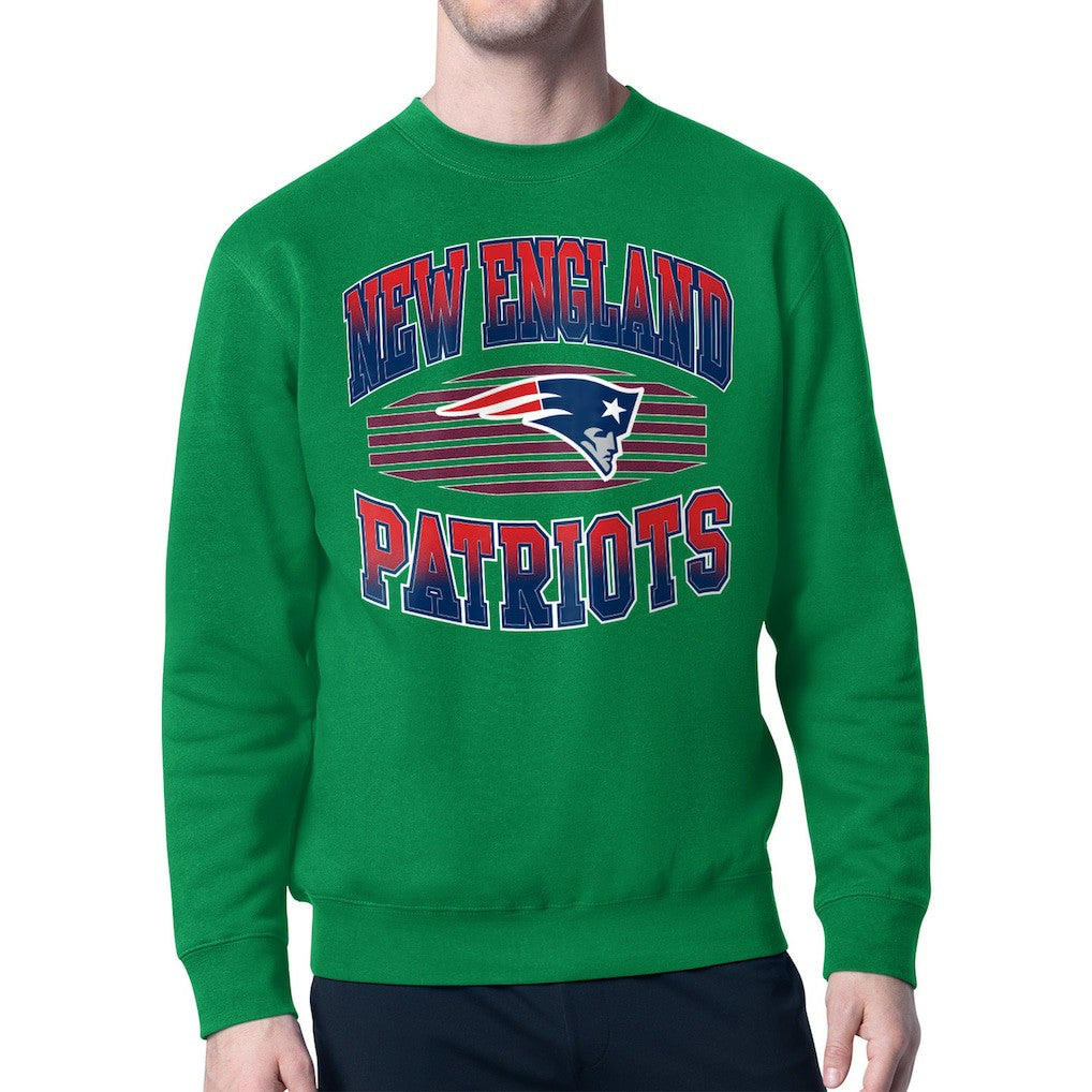 New England Patriots Starter Team Grit Graphic Fleece Pullover Sweatshirt | NFL On sale