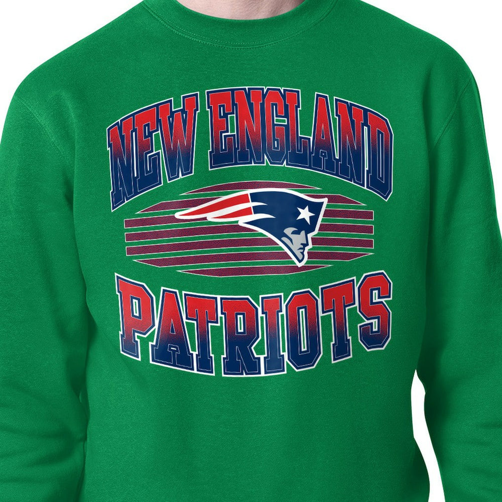 New England Patriots Starter Team Grit Graphic Fleece Pullover Sweatshirt | NFL On sale