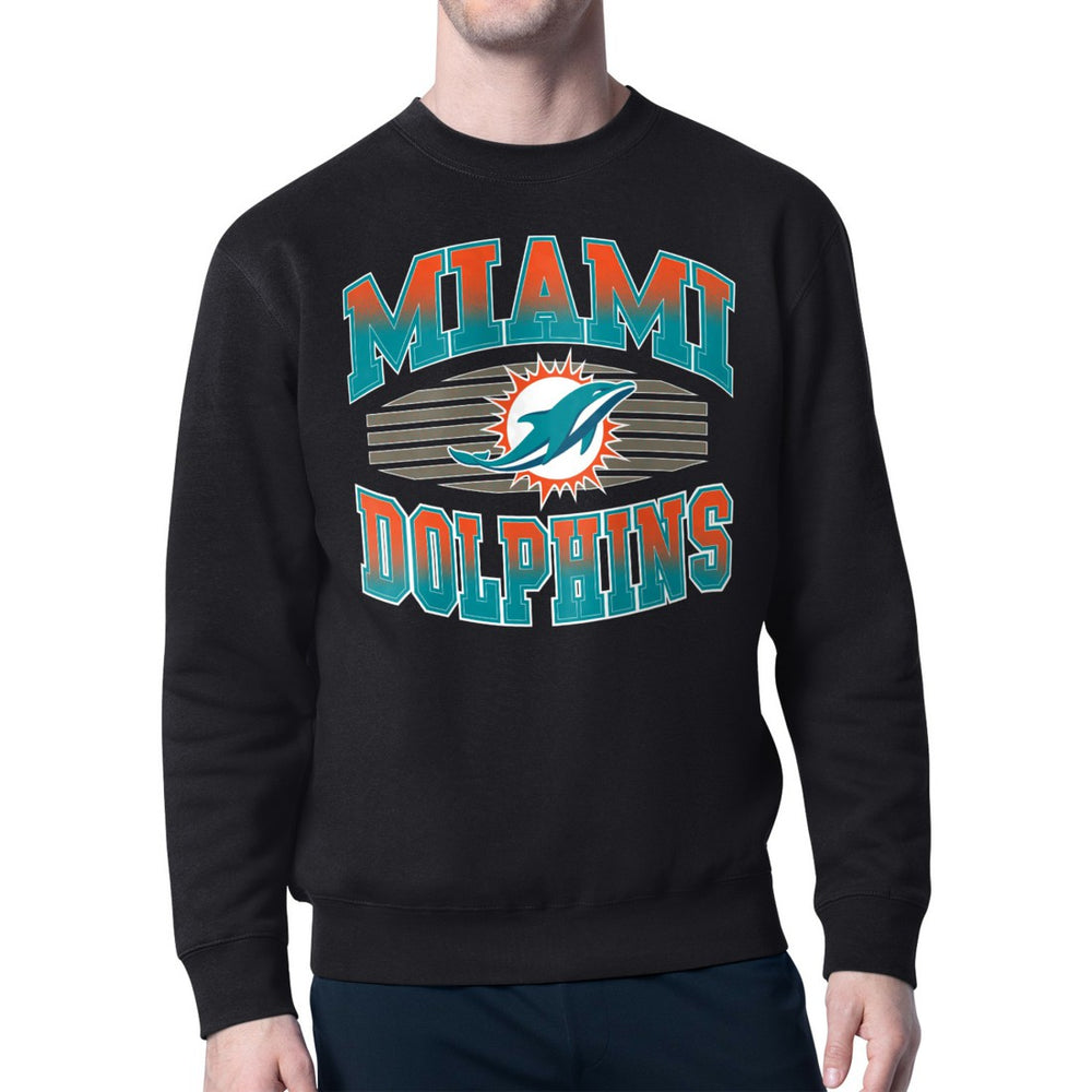 Miami Dolphins Starter Team Grit Graphic Fleece Pullover Sweatshirt | NFL Discount