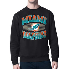 Miami Dolphins Starter Team Grit Graphic Fleece Pullover Sweatshirt | NFL Discount