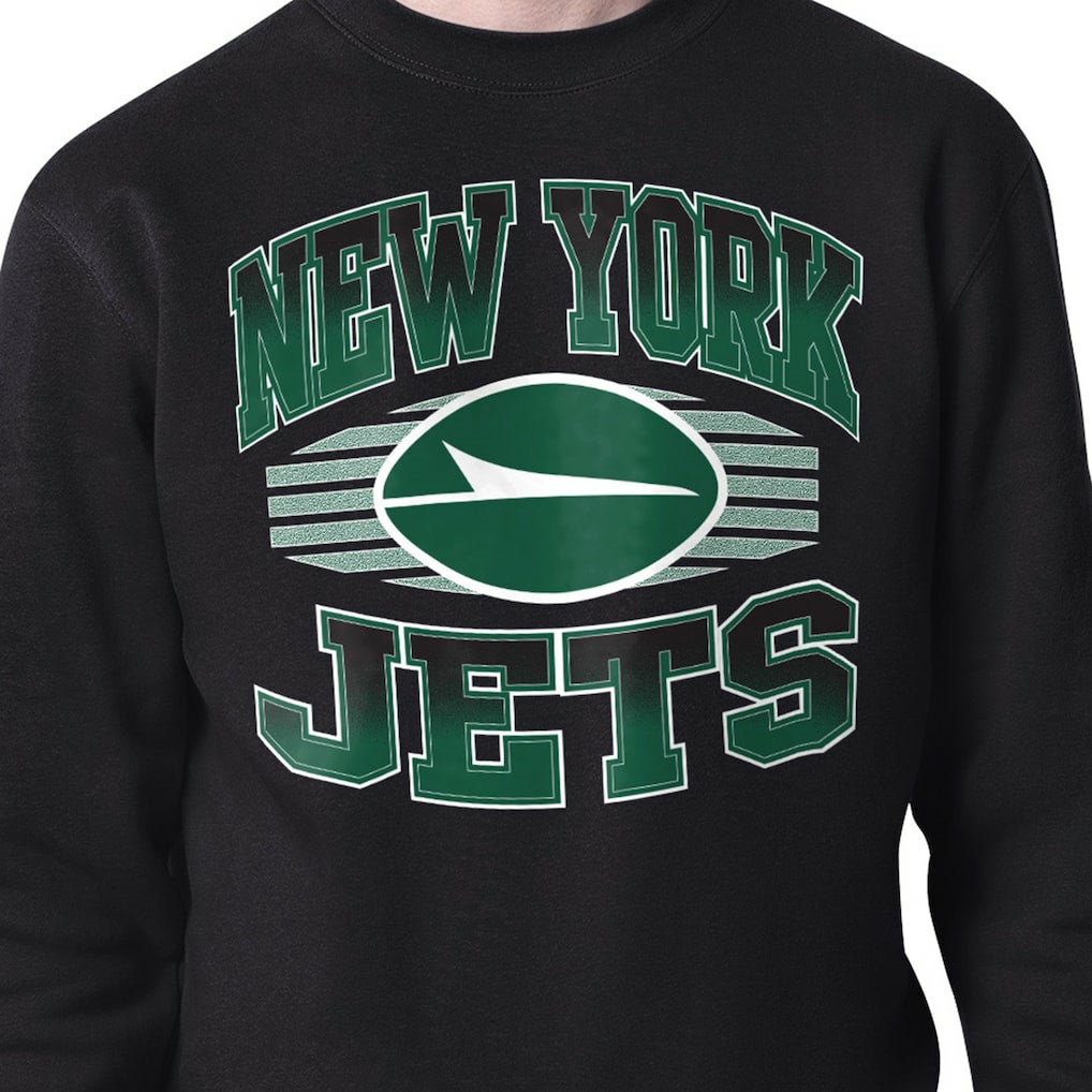 New York Jets Starter Team Grit Graphic Fleece Pullover Sweatshirt | NFL Hot