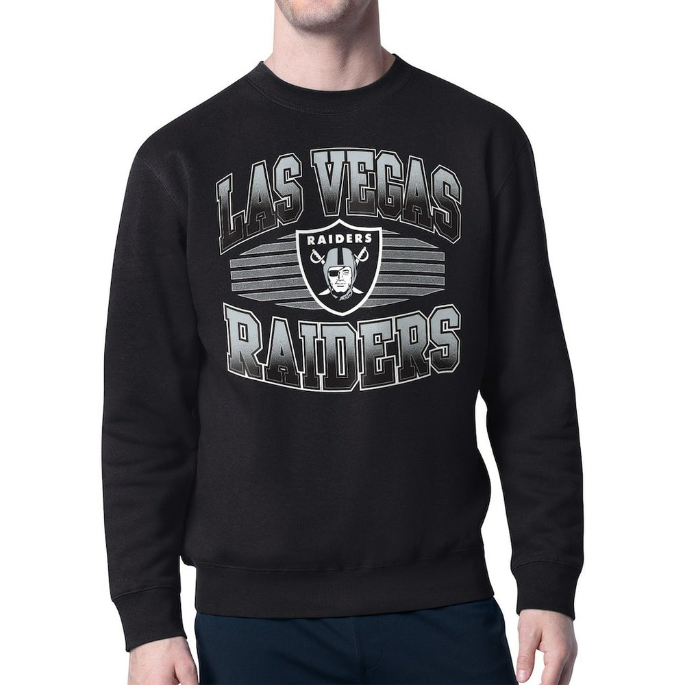 Las Vegas Raiders Starter Team Grit Graphic Fleece Pullover Sweatshirt | NFL On sale