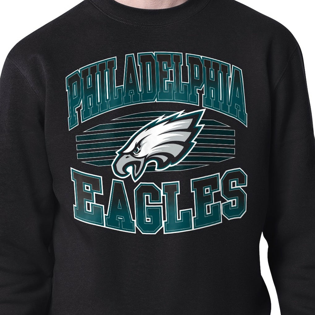 Philadelphia Eagles Starter Team Grit Graphic Fleece Pullover Sweatshirt | NFL Near me