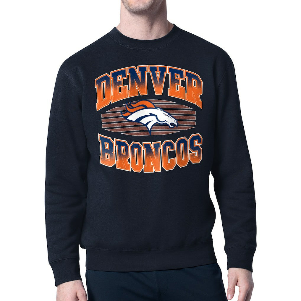 Denver Broncos Starter Team Grit Graphic Fleece Pullover Sweatshirt | NFL Hot