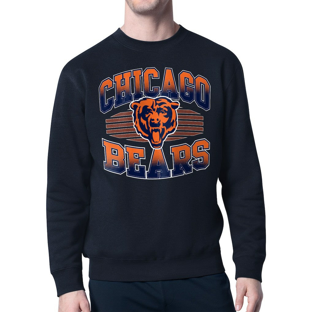 Chicago Bears Starter Team Grit Graphic Fleece Pullover Sweatshirt | NFL Discount