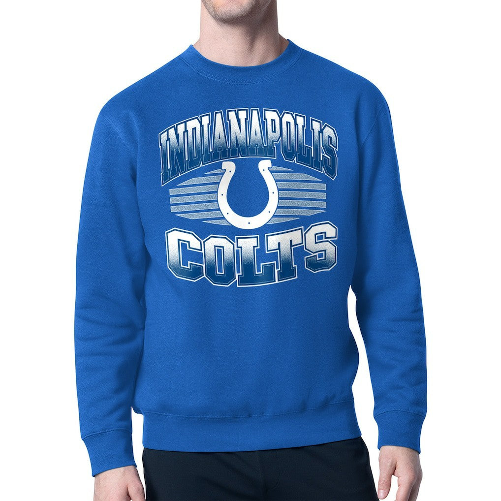 Indianapolis Colts Starter Team Grit Graphic Fleece Pullover Sweatshirt | NFL Sale