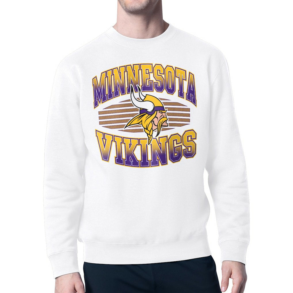 Minnesota Vikings Starter Team Grit Graphic Fleece Pullover Sweatshirt | NFL Outlet
