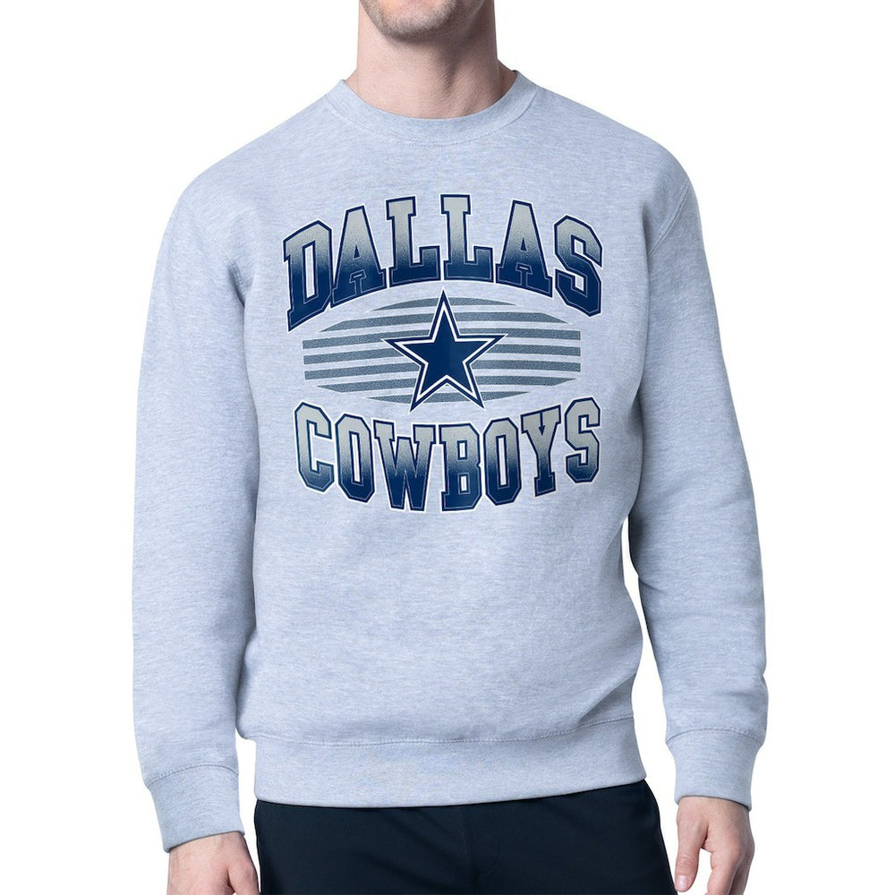Dallas Cowboys Starter Team Grit Graphic Fleece Pullover Sweatshirt | NFL Discount