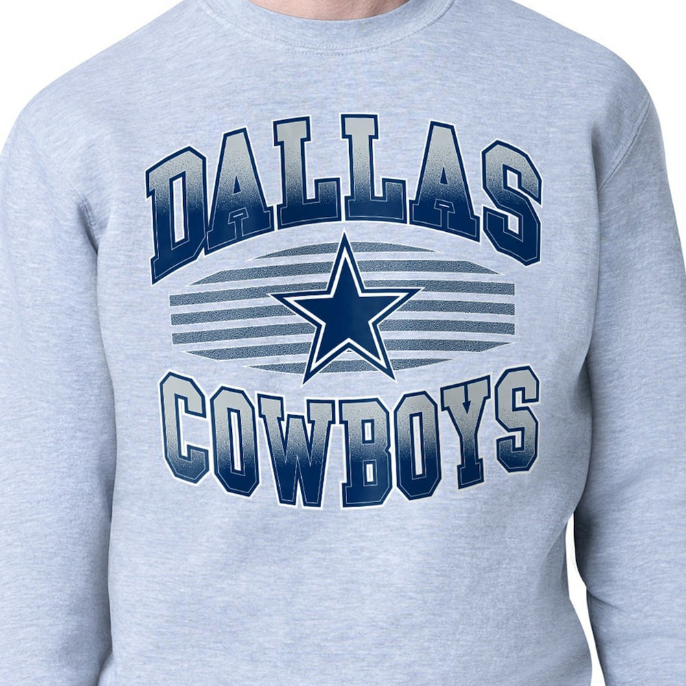 Dallas Cowboys Starter Team Grit Graphic Fleece Pullover Sweatshirt | NFL Discount