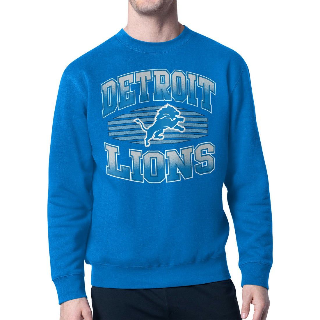 Detroit Lions Starter Team Grit Graphic Fleece Pullover Sweatshirt | NFL US