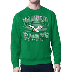 Philadelphia Eagles Starter Team Grit Graphic Fleece Pullover Sweatshirt | NFL Discount