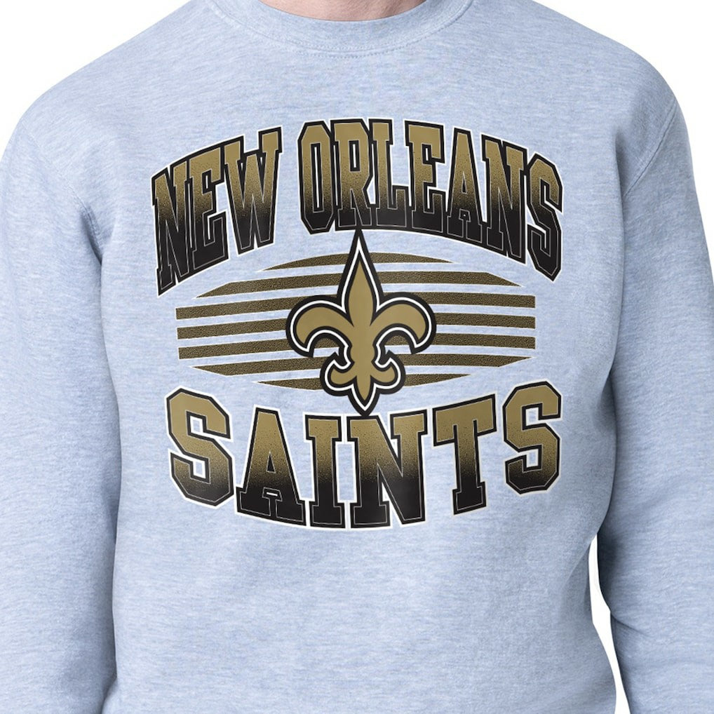 New Orleans Saints Starter Team Grit Graphic Fleece Pullover Sweatshirt | NFL New