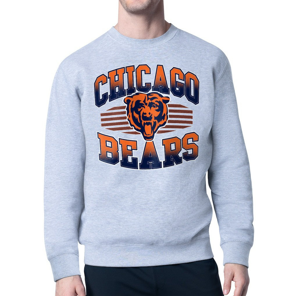 Chicago Bears Starter Team Grit Graphic Fleece Pullover Sweatshirt | NFL US