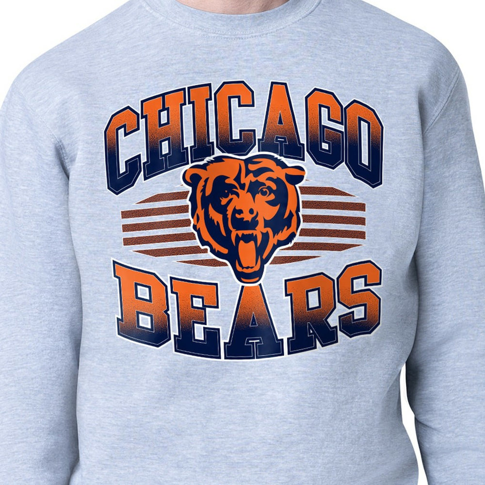 Chicago Bears Starter Team Grit Graphic Fleece Pullover Sweatshirt | NFL US