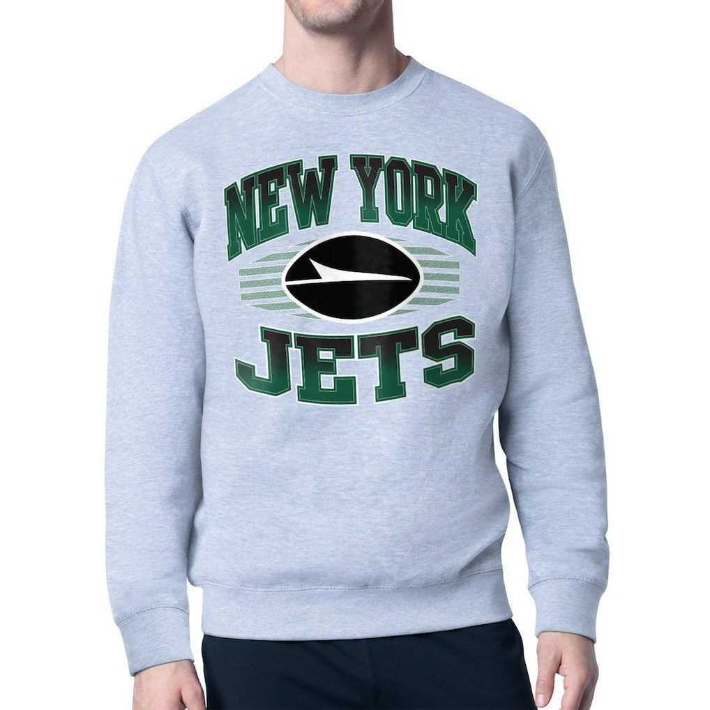 New York Jets Starter Team Grit Graphic Fleece Pullover Sweatshirt | NFL New
