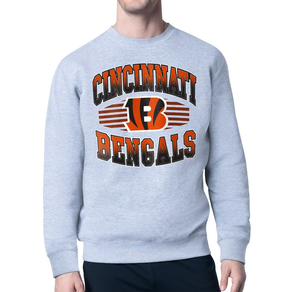 Cincinnati Bengals Starter Team Grit Graphic Fleece Pullover Sweatshirt | NFL Near me