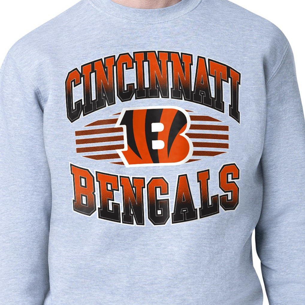 Cincinnati Bengals Starter Team Grit Graphic Fleece Pullover Sweatshirt | NFL Near me