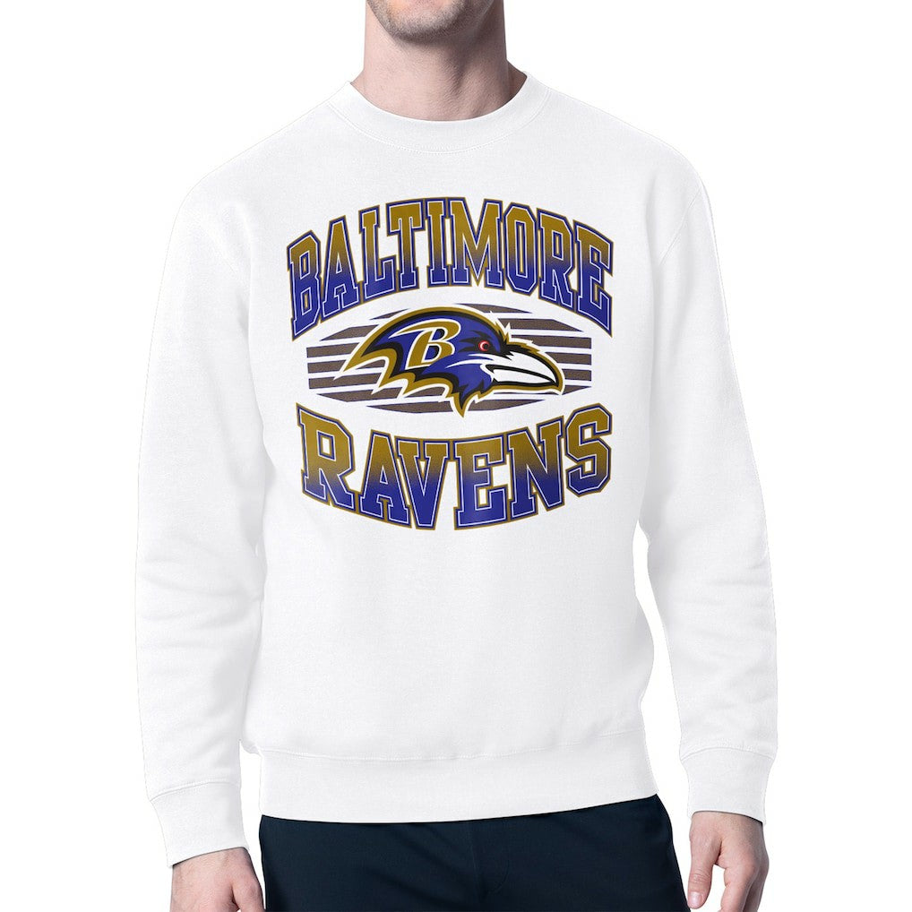 Baltimore Ravens Starter Team Grit Graphic Fleece Pullover Sweatshirt | NFL Outlet