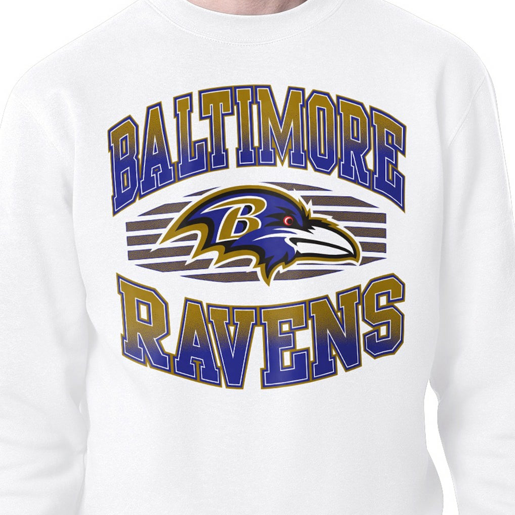 Baltimore Ravens Starter Team Grit Graphic Fleece Pullover Sweatshirt | NFL Outlet