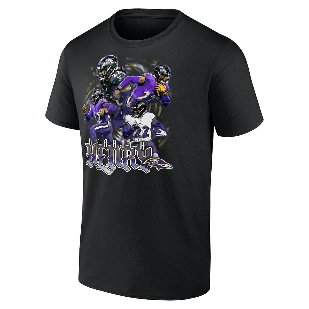 Baltimore Ravens Derrick Henry  Notorious Graphic T-Shirt | NFL Near me