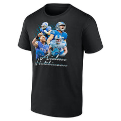 Detroit Lions Aidan Hutchinson  Notorious Graphic T-Shirt | NFL Discount